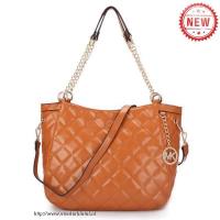 michael kors gewatteerd groot bruinen schoudertas Site Nederland s2m21630